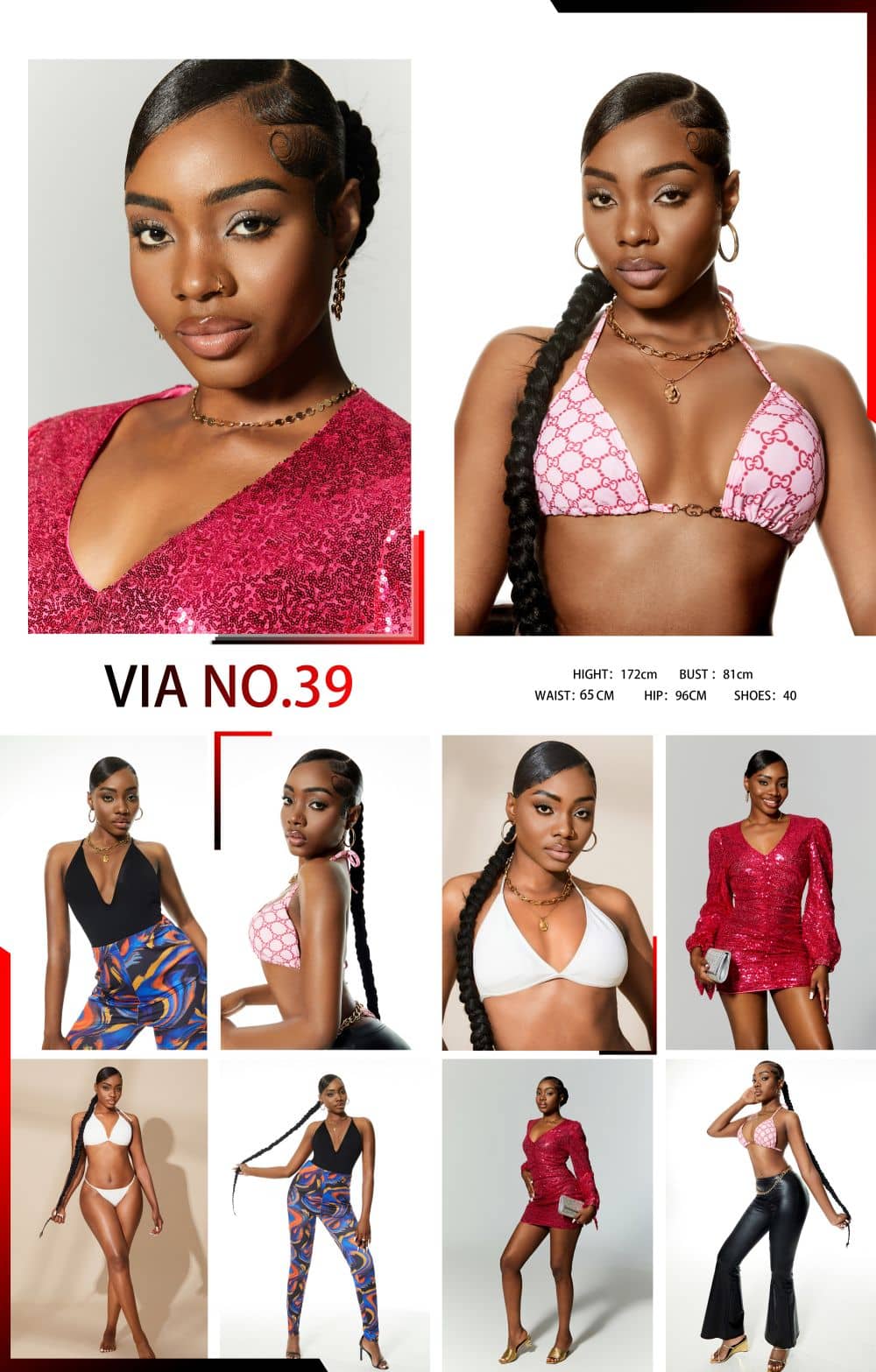 JBM慕斯模特Models外模模特服装模特拍摄女装男装外模内衣家居服淘宝亚马逊模特拍摄