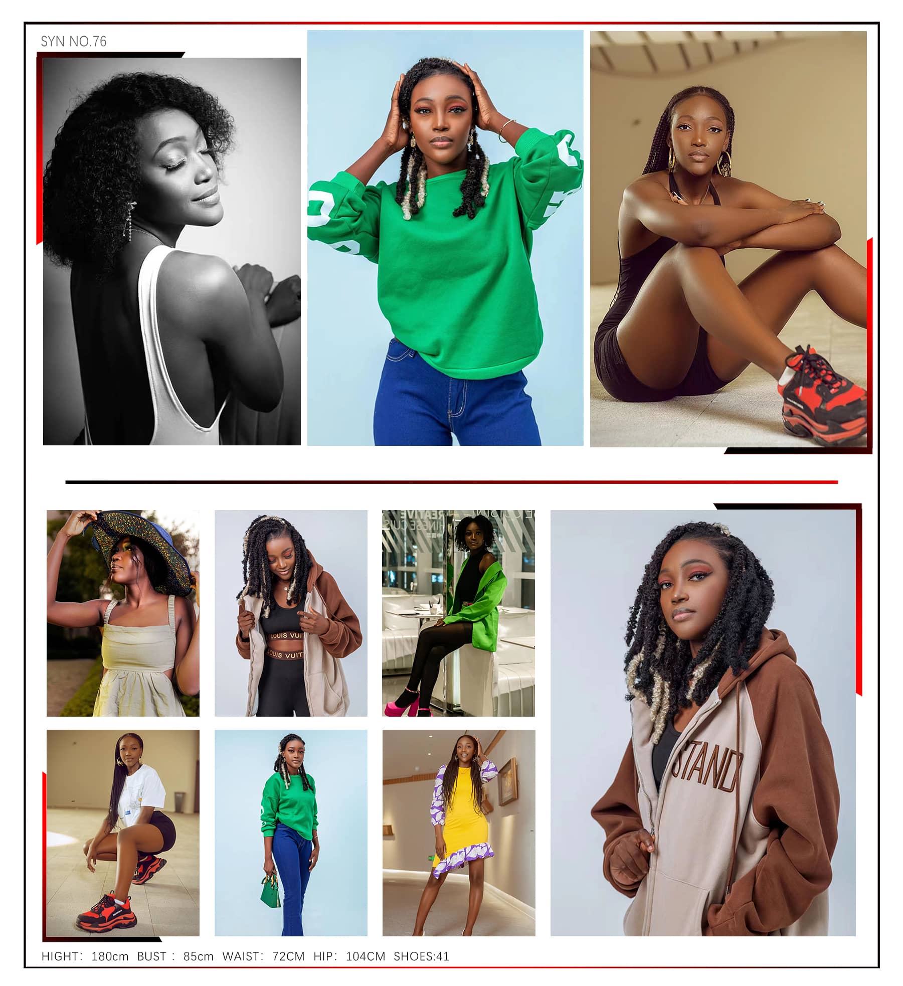 JBM慕斯模特Models外模模特服装模特拍摄女装男装外模内衣家居服淘宝亚马逊模特拍摄